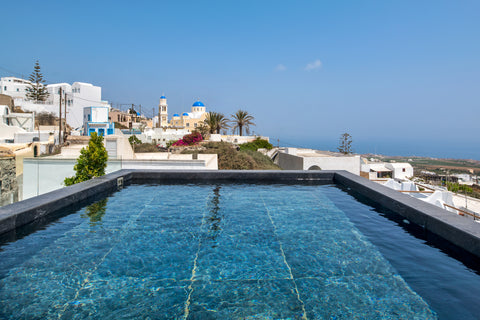 A traditional cave house just renovated to a brand new premium property offering  Mirinda premium villa Cycladic home vacation rental 25294561