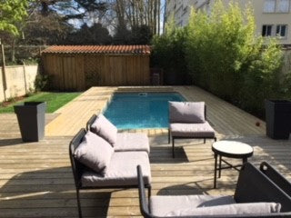 Maison contemporaine de 200 m² très confortable - Décoration moderne<br />Très b Le Bouscat, France Maison contemporaine avec piscine Bordeaux Entire townhouse vacation rental 6257363