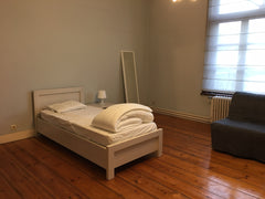 Our typical Brussels townhouse "La Maison du Juge" is located close to the Grand Ganshoren, Belgium Big private room 10 min. from heart of Brussels Private room in townhouse vacation rental 20541309