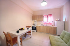 Large fully equipped apartment with two single beds and a big couch that can hos Hora Sfakion, Greece Sfakia Thea Apartments - Green Entire rental unit vacation rental 12122573