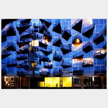 The 1. floor has a spectaculer v-shaped balcony, kitchen, bathroom and tv lounge  109 sqm apartment in famous V-House by Bjarne Angels Entire condo vacation rental 51667672