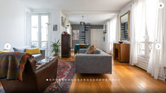 This sunny apartment of 75m2 (90 sq ft.) is located in the very center of Paris, Paris, France Sunny 2bdr apt - Luxembourg garden Entire rental unit vacation rental 24728178