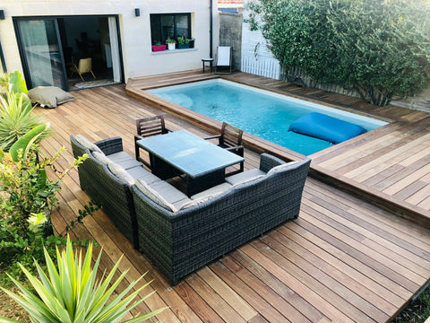 Cette maison pouvant accueillir jusqu'à 6 personnes est placée à Talence, à 3,5k Bordeaux, France Echoppe bordelaise avec piscine Entire home vacation rental 50383923