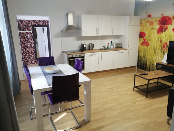 The Apartment includes a living room and 2 small bedrooms and it is optimal for  Vienna, Austria Apartment for 4, near Brunnenmarkt Entire rental unit vacation rental 39125836