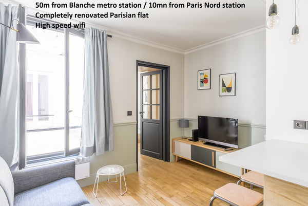 This flat is located in the heart of Montmartre Village and Sopi districts, just Paris, France Montmartre + SoPi :charming flat in mobility lease Entire rental unit vacation rental 24709010