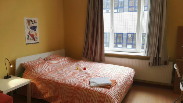 Cozy quiet  one bedroom apartment  near Square Ambiorix, ground floor, about 45s Brussels, Belgium Quiet apartment 1-2p, near  Schuman, Jww0G Private room in home vacation rental 8027229