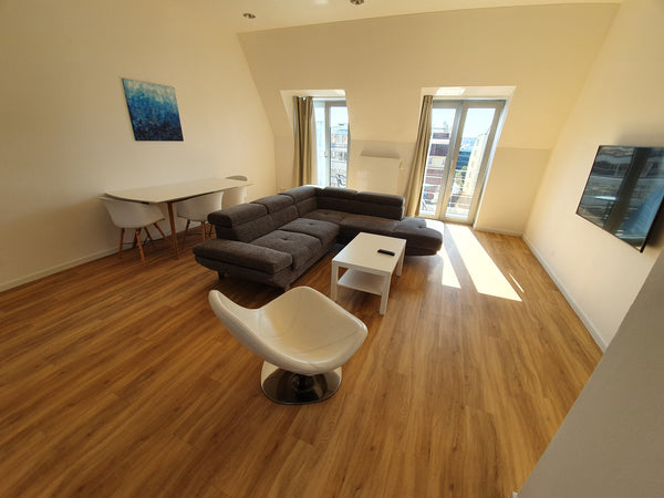 Modern, air-conditioned apartment with LCD TV and free Wi-Fi. Kitchen is equippe Prague, Czechia Luxury apartment with Wencelass square view Room in aparthotel vacation rental 45587770