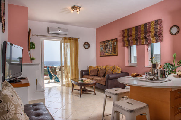 To Thea apts βρίσκεται  στον Ξερόκαμπο Ζήρου Σητείας ,σε απόσταση 600 μέτρα απο   Α' Ομορφο εξοχικό διαμέρισμα με θέα την θάλασσα Entire rental unit vacation rental 610186540969299534