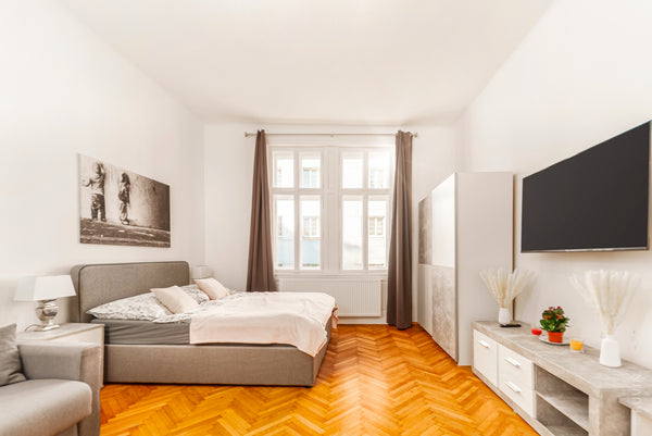 This bright apartment is a great option for a traveling couple or a business tra  ⍟City Apartment+Netflix⍟central and near metro Entire rental unit vacation rental 52797521