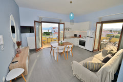 A very unique apartment only 150meters from the beach! Ammos apartment offers a   Ammos Apartment - brand new, stylish, by the beach Entire condo vacation rental 614158545067395141