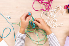 Hapinest Make Your Own Paracord Bracelets with Charms Kit - Arts and Crafts Gifts for Girls Ages 8 9 10 11 12 Years Old and Teens