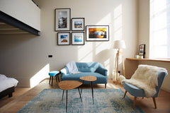 The loft has its own living area, 1 double sized bed of 160 cm, an equipped kitc  SCHOOL- 24  GHENT Entire rental unit vacation rental 19825881