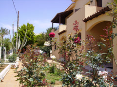 Large and comfortable traditional villa in Platanias in Crete, right next to the Chania, Greece Villa Giasemi, In a Garden of Roses Entire home vacation rental 450024