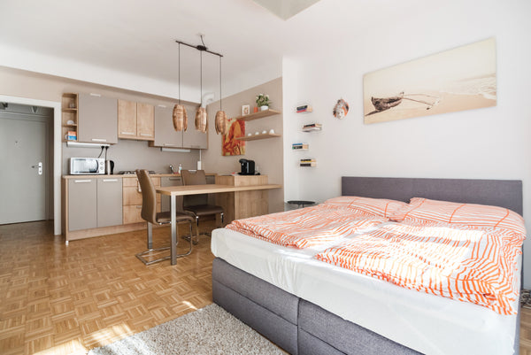 High quality furnished apartment close to UNO city. The southern orientation in  Vienna, Austria Cosy apartment near VIC (UNO City) Entire rental unit vacation rental 18261589