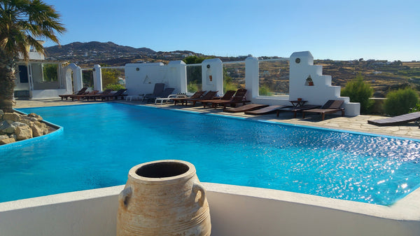 Comfortable house of 55 square meters, overlooking the sea and swimming pool in  Míkonos, Greece Mykonian House With Pool/ Near Scorpios & Paradise Entire condo vacation rental 19714598