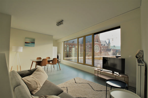 Looking for a bright flat in the centre of Antwerp with a spacious terrace? 