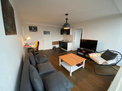Brussels by Night studio apartment is part of a big flat on the 7th floor of a 1 Rixensart, Belgium BrusselsByNight Tour&Taxis Studio-Apartment for 2 Entire rental unit vacation rental 49422538