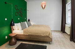 Come and relax in this spacious one bedroom apartment with playful and originall Prague, Czechia One Bedroom Apartment - 7 Tales Suites Entire rental unit vacation rental 8731261