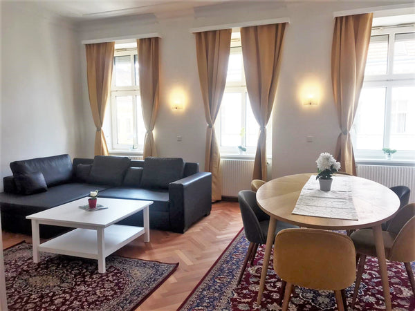The apartment has a living room, small kitchen, bedroom, bathroom with toilet an Vienna, Austria Apartment in Wien-Hernals Entire rental unit vacation rental 44471360