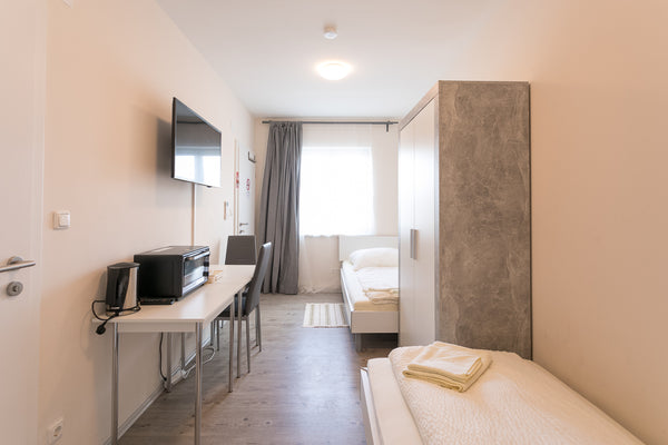 The apartment is located in a quiet and green area, with a lake for swimming (ca Vienna, Austria Studio 12a for up to 2 - free parking included Entire condo vacation rental 22821795