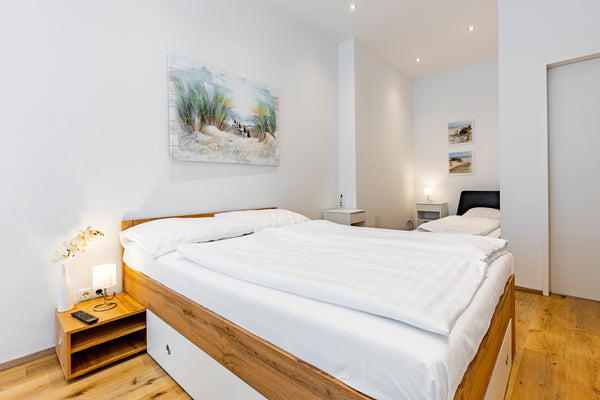 The modern furnished accommodation offers space for three guests and is located  Vienna, Austria MODERN APARTMENT IN THE HEART OF VIENNA Private room in condo vacation rental 29095962