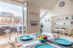 My place is in a historical center close to WENCESLAS sq. and OLD TOWN sq. <br / Prague, Czechia 3BR DUPLEX apt w. TERRACE in CITY-CENTER - 130 m² Entire condo vacation rental 14584568
