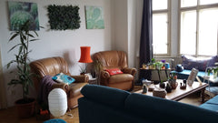Lovely, cozy, and bright, large double bedroom with private balcony, in awesome  Prague, Czechia Boho Vibes, private room with balcony, Flora Private room in rental unit vacation rental 44043189