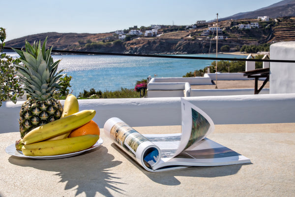 Holiday house, with amazing allday private seaview, 1 minute ON FOOT from the sa Tinos, Greece St.Romanos Beach_house - Margarets houses Entire home vacation rental 36328857