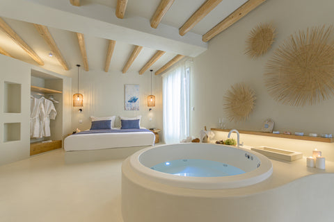 A dream spacious suite 50 meters from St. George beach and 2 minutes walking to   Supreme Spa Suite Private room in rental unit vacation rental 21688120