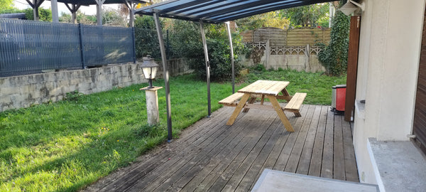 Agréable T4 situé au rez-de-chaussée d’une résidence comptant 5 appartements. Qu  Agréable T4 avec parking et 200m2 de jardin Entire rental unit vacation rental 594169755175354358