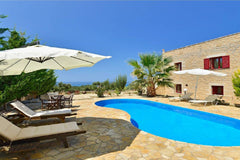 The mansion villa Grecian Villa-Artemis, is decorated with traditional elements, Chania, Greece Grecian Villas - Artemis Seaview Villa With Privat Entire villa vacation rental 22948488