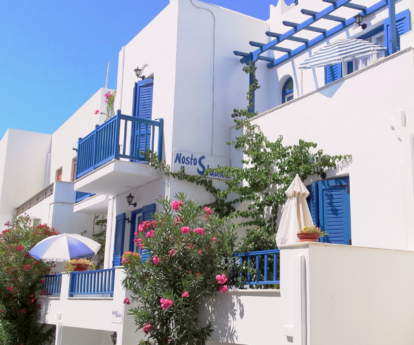 We are happy to offer you a 18,30 sq m studio, full of natural light, very clean Naxos, Greece Nostos Studios at Saint George beach rooms Naxos 3 Room in boutique hotel vacation rental 4256544