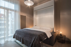 Experience the brand new stylish fully furnished apartments designed by renowned  Design Studio w. Wallbed and Balcony Entire serviced apartment vacation rental 52485711