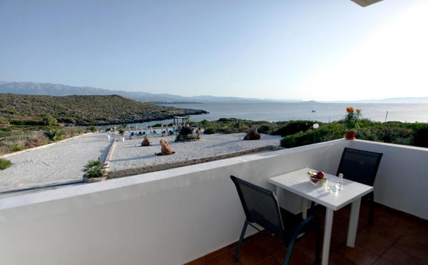 Tersanas Beach Lodges is a small, family runned hotel, located next to the lake   Tersanas Beach Lodge I Ground Floor Panoramic Sea View Private room in rental unit vacation rental 604856313162354478
