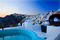 The Blue Angel Villa is one of the most beautiful canava houses in Santorini. It  Blue Angel Villa Cycladic home vacation rental 24472178