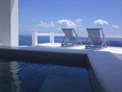 Comfortable modern cave style living, with panoramic views of the Caldera, the v Greece Cave Villa with private outdoor plunge pool Room in boutique hotel vacation rental 7979428