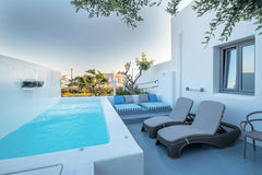 Our three beautiful new brand suites in minimal style are waiting for you! We of  Deluxe Suite, Grand Hot Tub by Majestic Sky Suites Room in boutique hotel vacation rental 35458374