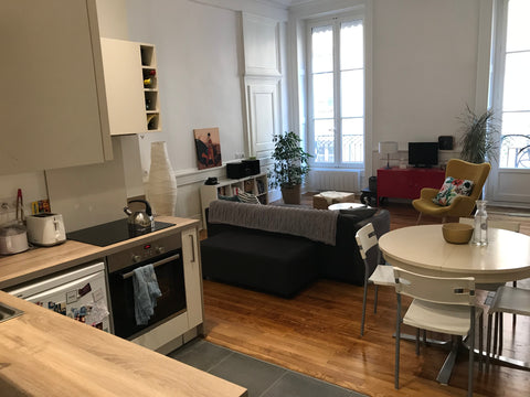 Joli appartement de 64m2 au 3eme étage avec ascenseur. Situé au cœur de la presq Lyon, France Grand appartement plein de charme Entire rental unit vacation rental 21247027