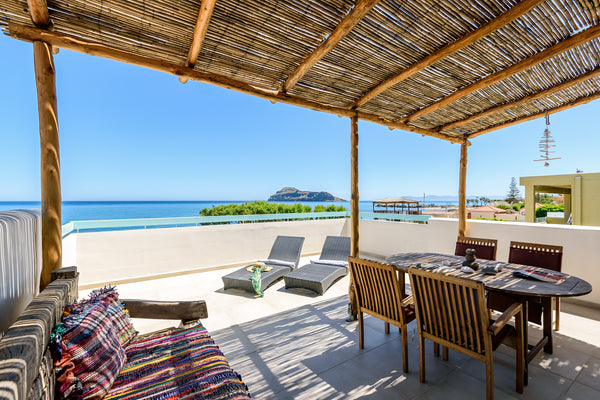 Nestled in a quiet residential area and offering a spectacular view of the Creta Greece ILIAS BEACH PLATANIAS 7 Private room in rental unit vacation rental 22976117
