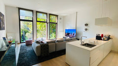 This contemporary duplex is brand new with luxury furniture and art pieces, near  CONTEMPORARY DUPLEX WITH GARDEN NEAR THE WOOD Entire loft vacation rental 45856390