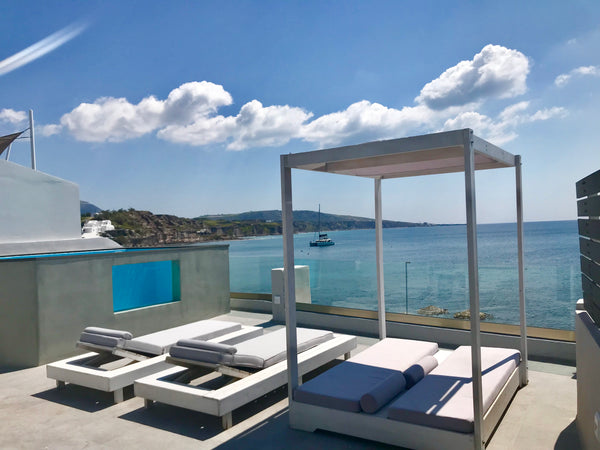 The Sublime Villa offers discerning travelers the perfect blend of contemporary  Kamari, Greece Sublime Villa with sea view Cycladic home vacation rental 13230827