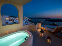 Towering high above the Caldera of Santorini, the most breathtaking view of the  Thera, Greece Damigos Caldera World - Suite Caldera View N.8 Private room in villa vacation rental 30794440