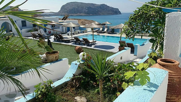 The studios are all faceing the ocean All studios and apartments have seaview Al Greece Eleni Studios Entire rental unit vacation rental 36014777