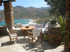 Stone villa with beautiful view to the bay of Otzias, Kea, Cyclades. 5'min down   Sophie's choice Entire villa vacation rental 26892666