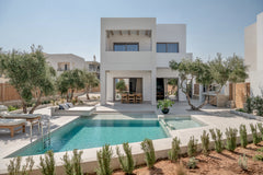Elichrisos Villa measures 120 sq.m and consists of three bedrooms (two with a qu  Elichrisos Villa with private pool Entire villa vacation rental 46456112