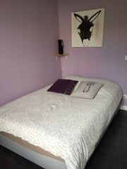 Coquette petite chambre avec vue sur jardin, dans un appartement de ville situé  Bordeaux, France Chambre au calme, proche des quais Private room in rental unit vacation rental 35310265