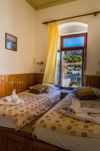 Villa Soultana features the traditional Lindian house plan with a pretty, cobble Rhodes, Greece Traditional Villa in Lindos Entire home vacation rental 6573944