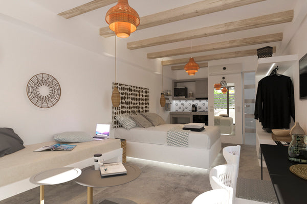 Suite Size: 35 sq.m.<br /><br />The suite features a luxurious aegean island-sty  Aelia Luxury Suite 3 Entire rental unit vacation rental 37114776