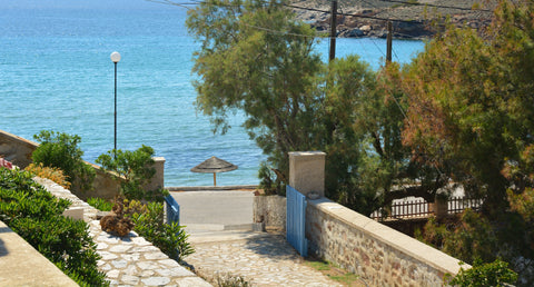 Almiriki Villa stands at the far end of the Agathopes beach stretch and comprise  Almiriki Villa! Cycladic home vacation rental 13057609