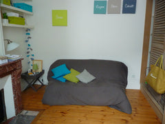 Particulier loue chambre canapé lit 120X200, salle de bain privative dans double Bordeaux, France pour supporters calmes et sobres Private room in home vacation rental 5803318